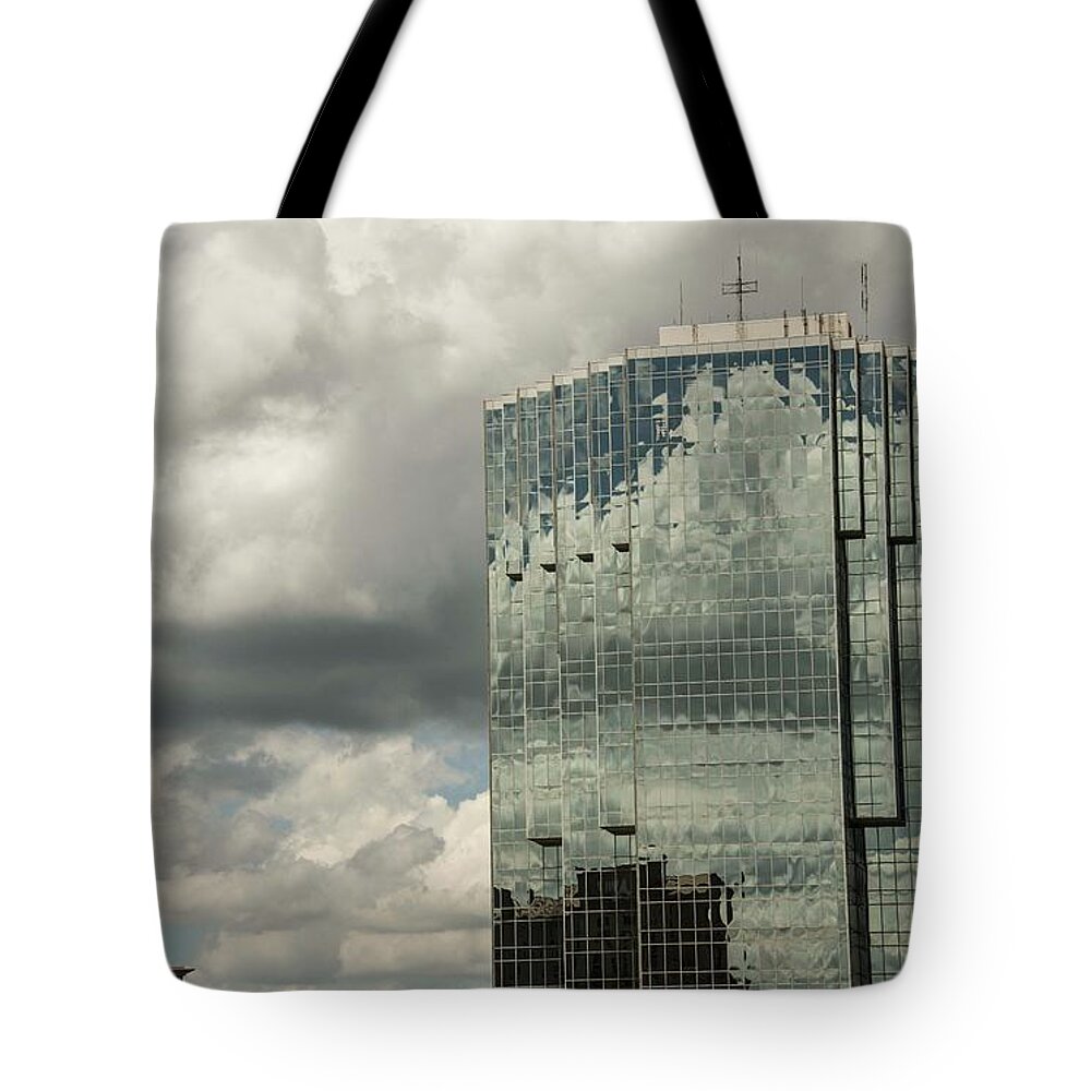 Clouds Tote Bag featuring the photograph Cloud Cover by David Bearden