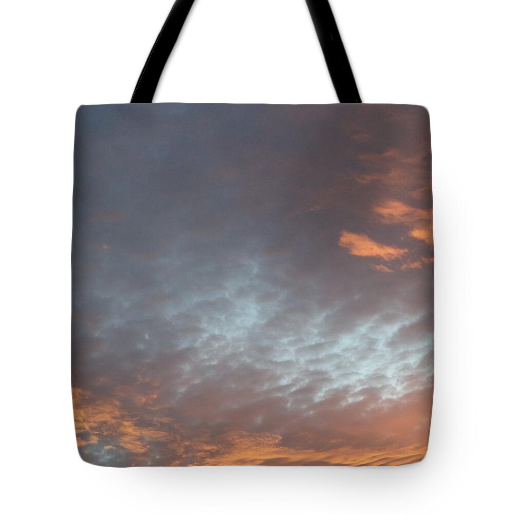 Cloud Tote Bag featuring the painting Cloud Formation 4 by Krystyna Spink