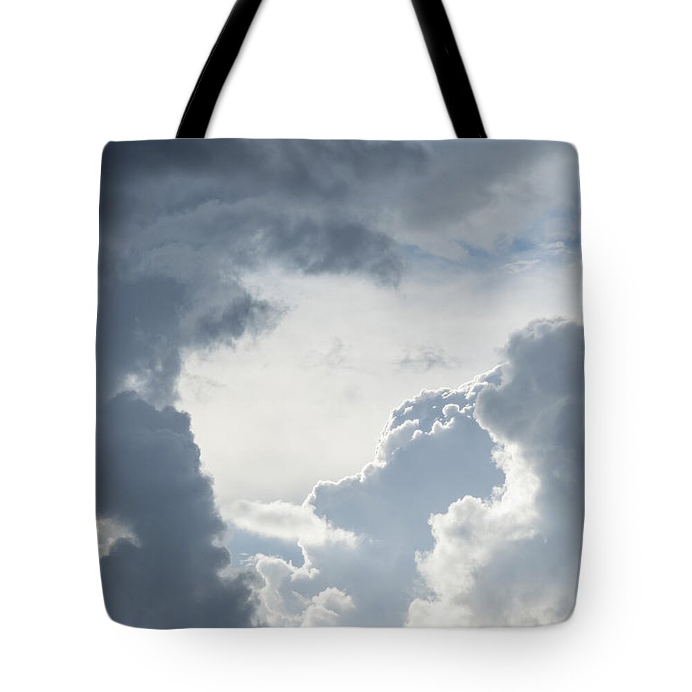 Clouds Tote Bag featuring the photograph Cloud Painting by Laura Pratt