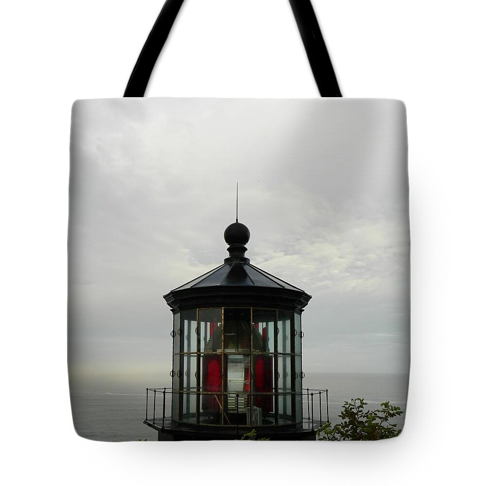 Oregon Tote Bag featuring the photograph Clouded Morning by Gallery Of Hope 