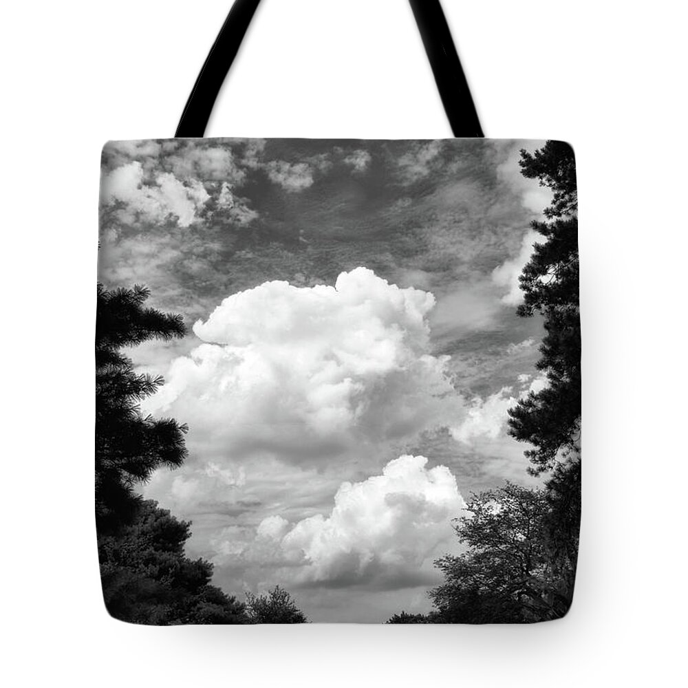 Clouds Tote Bag featuring the photograph Clouds Illusions by Jessica Jenney