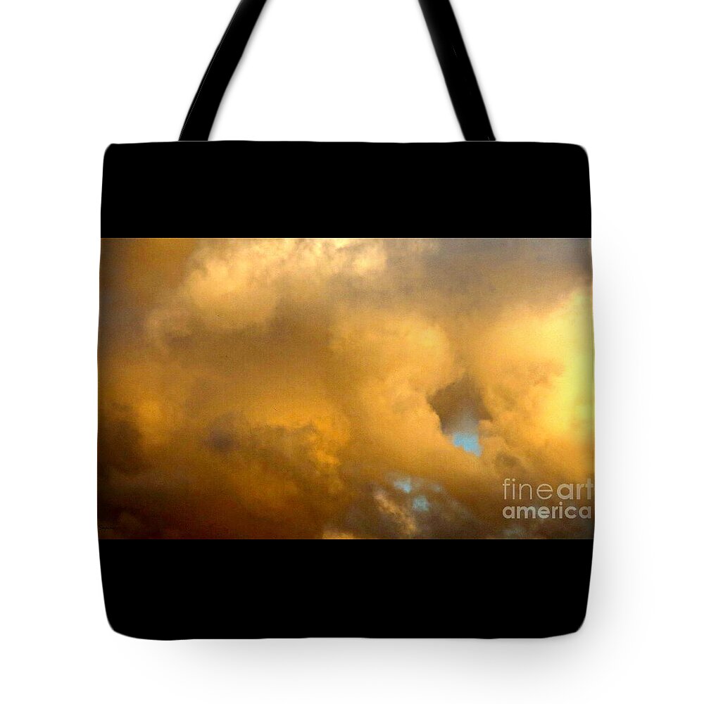 Cloud Tote Bag featuring the photograph Clouds Illusions by Leanne Seymour