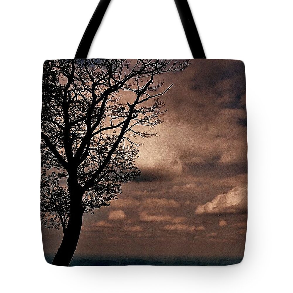 Skyscape Tote Bag featuring the photograph Clouds Over Shenandoah by Eileen Brymer