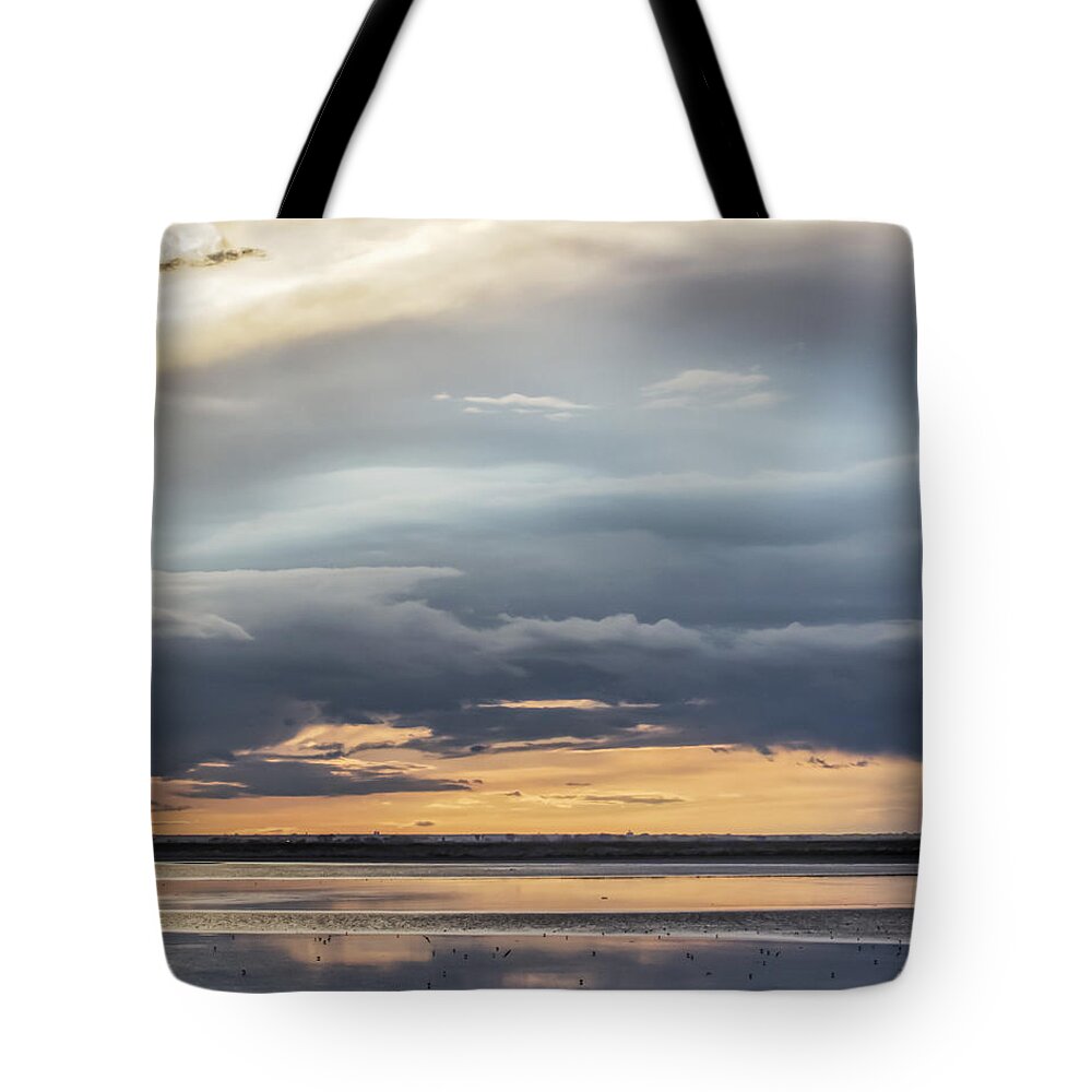 Kansas Tote Bag featuring the photograph Clouds over the Bottoms by Rob Graham