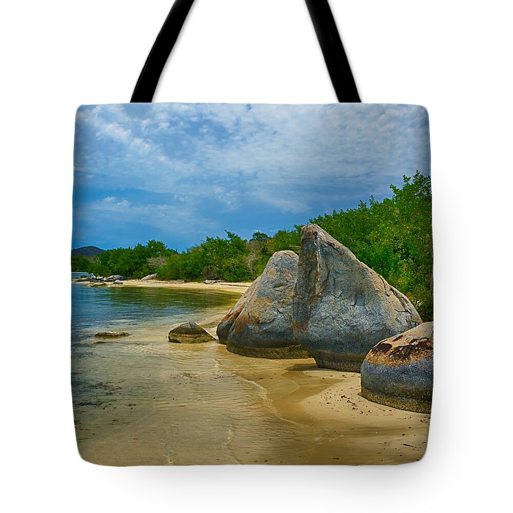 Light Tote Bag featuring the photograph Clouds Over Trellis Bay by Amanda Jones