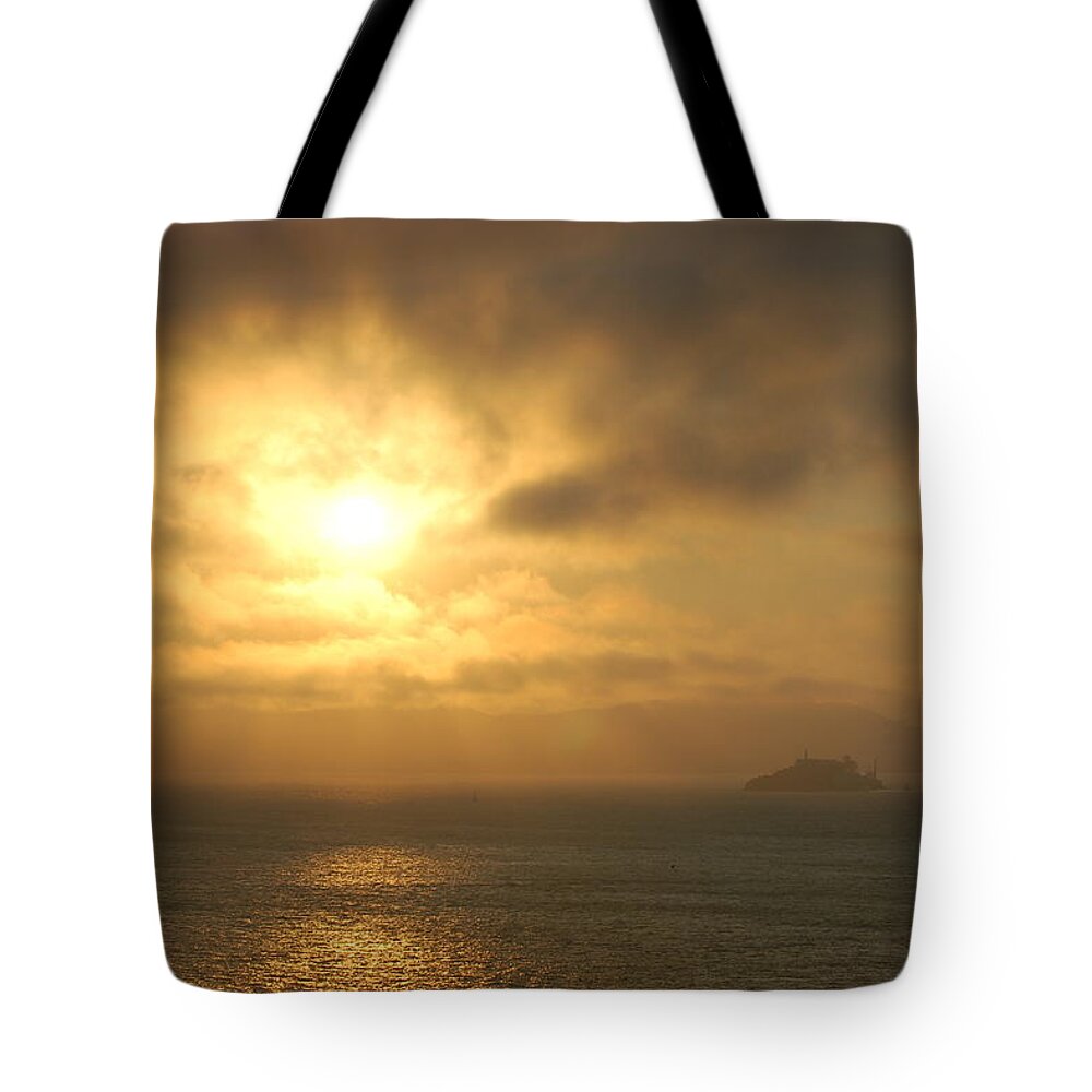Sun Tote Bag featuring the photograph Cloudy and Sunny by Maria Aduke Alabi