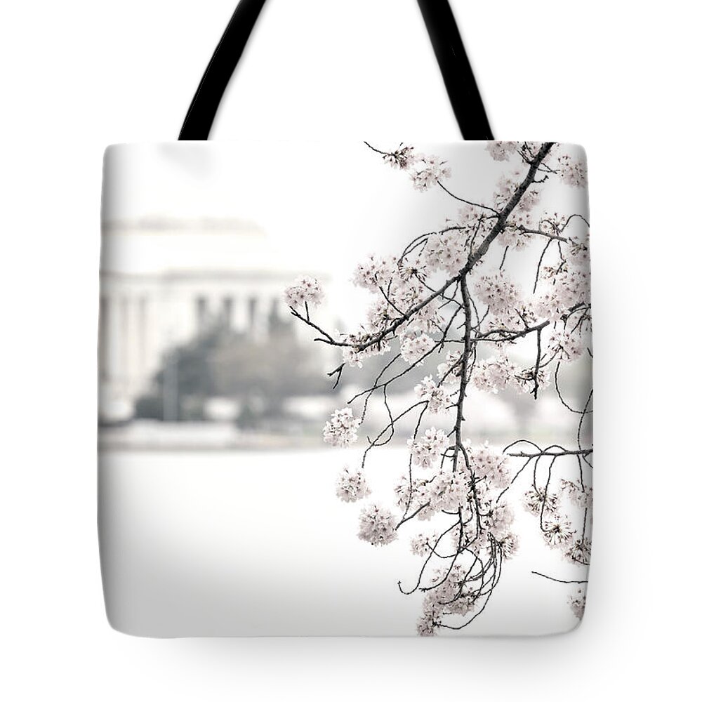 Grey Day Tote Bag featuring the photograph Cloudy With A Chance Of Tourists by Edward Kreis