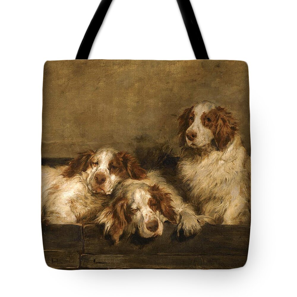 Clumber Spaniel Tote Bags