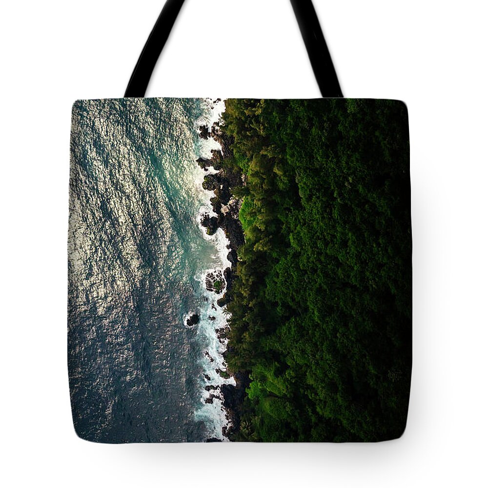 Puna Tote Bag featuring the photograph Coast Line by Christopher Johnson