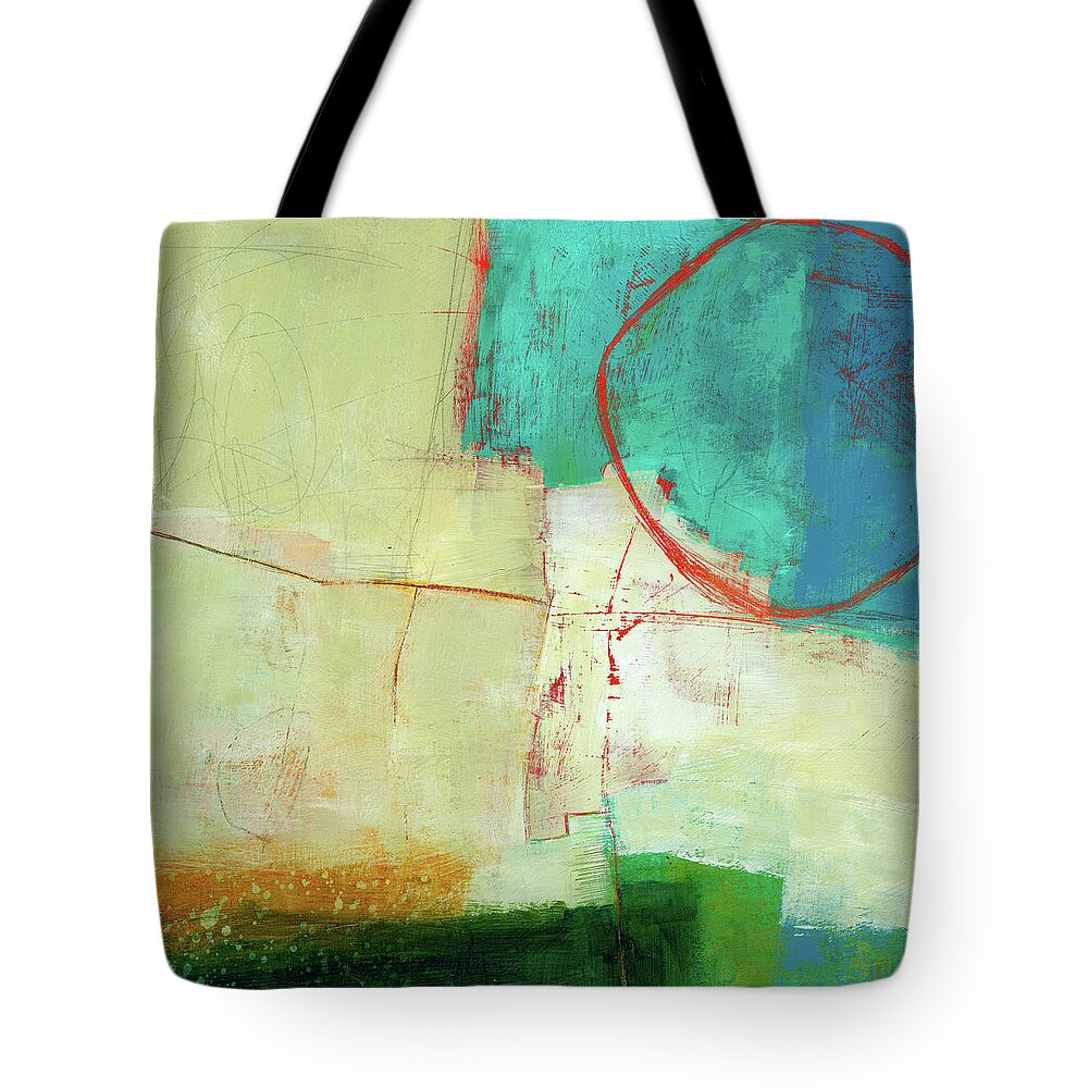 Jane Davies Tote Bag featuring the painting Coastal Fragment #7 by Jane Davies