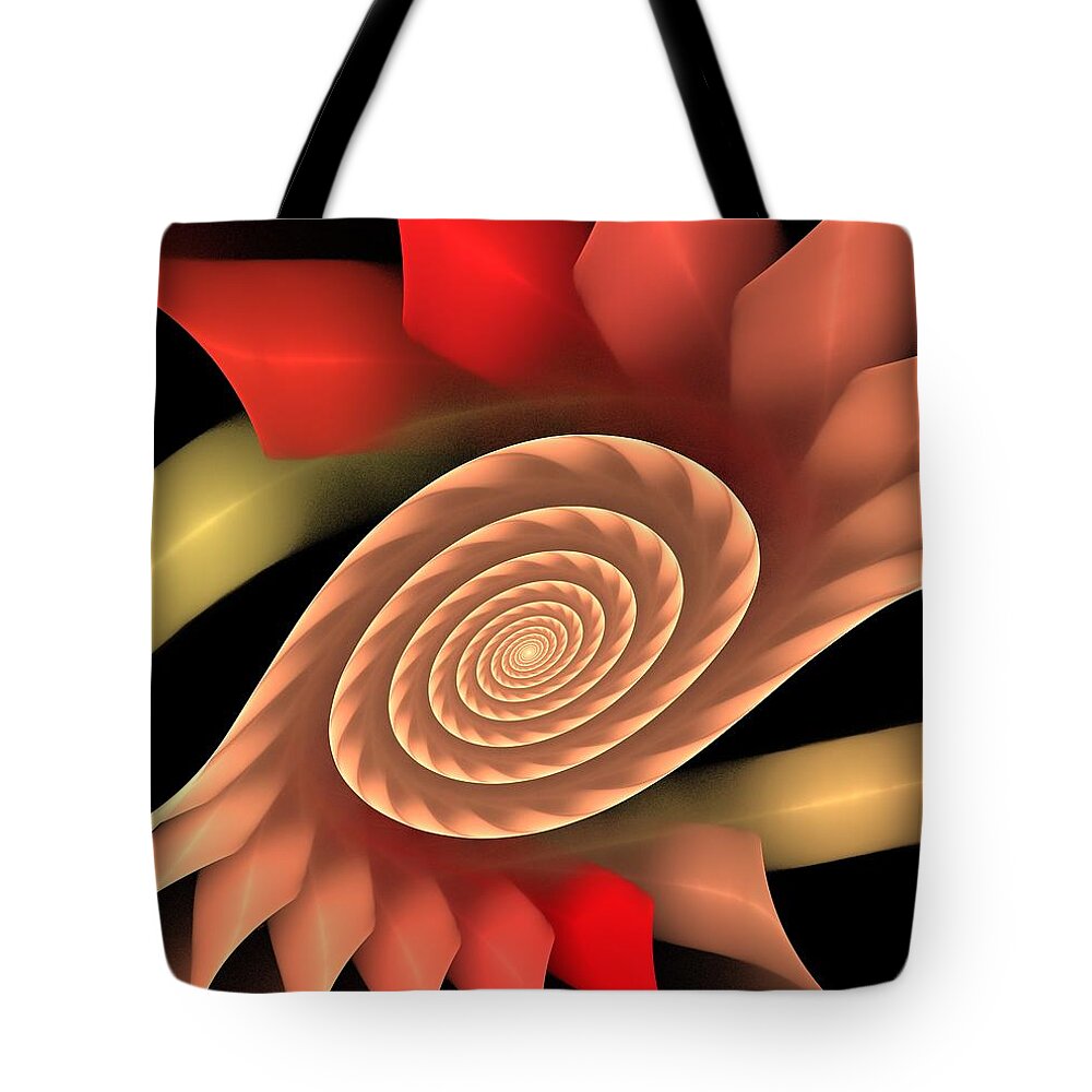 Rooster Tote Bag featuring the digital art Cock-a-doodle-do by Anastasiya Malakhova