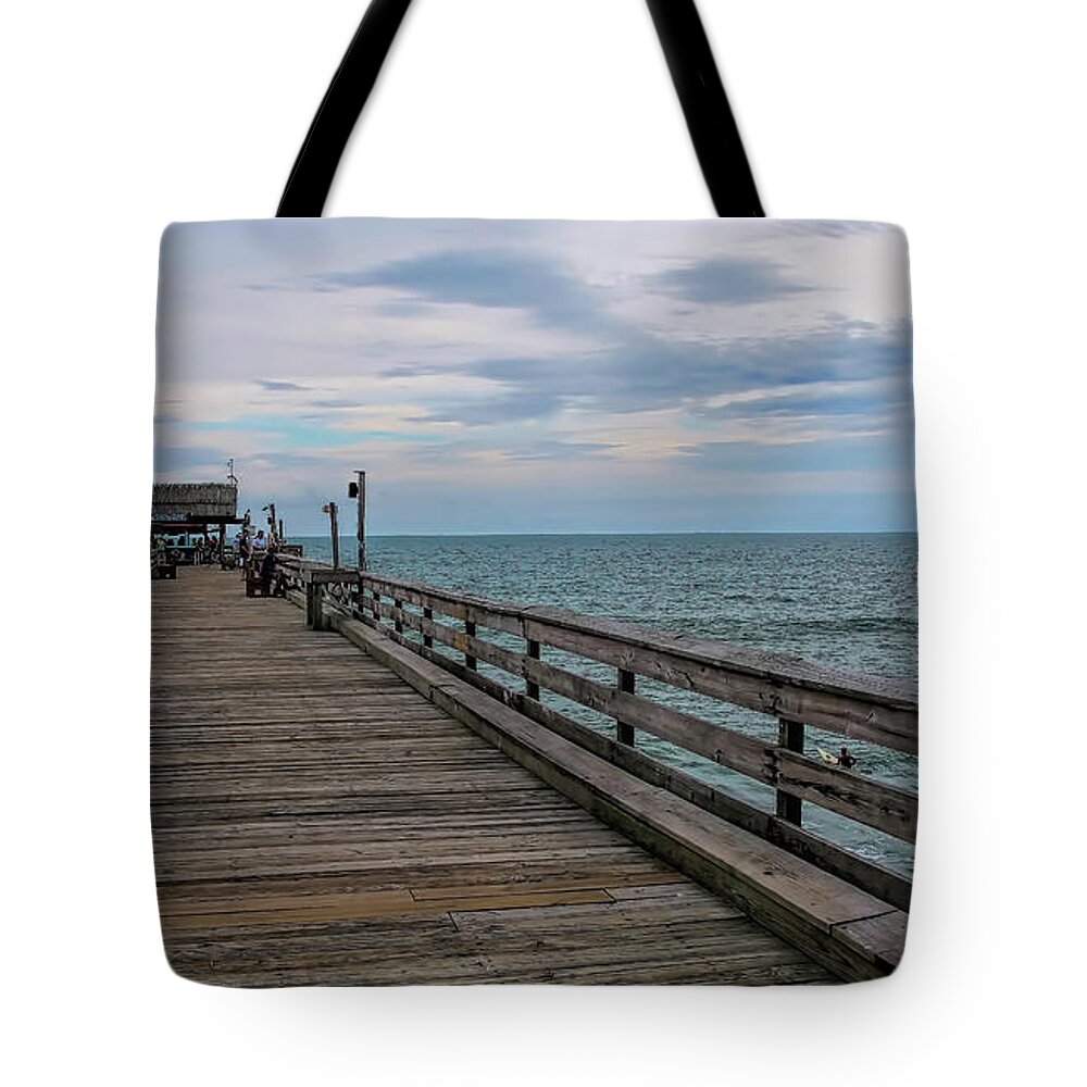 Pat Cook Tote Bag featuring the photograph Cocoa Beach by Pat Cook