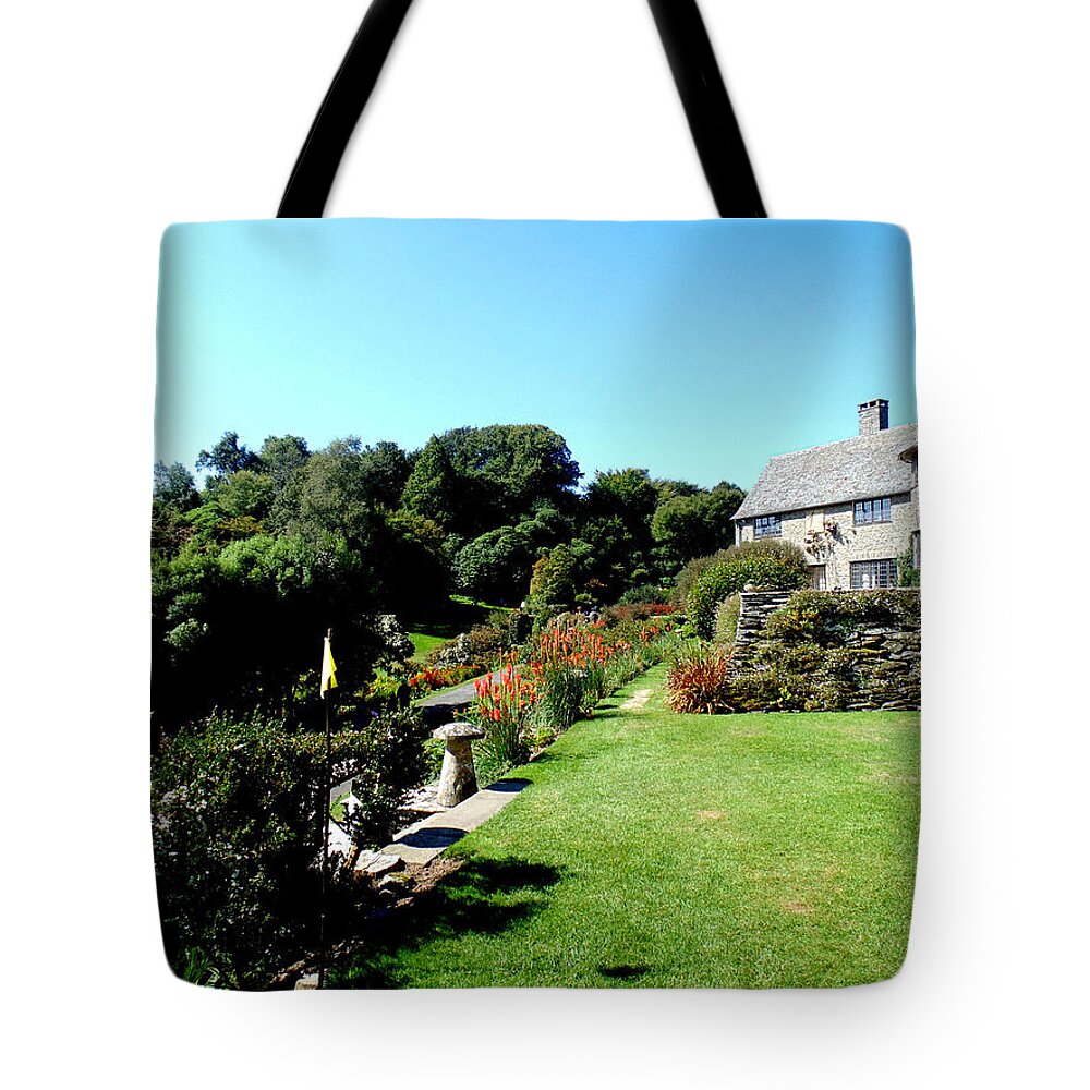 Coleton Fishacre Tote Bag featuring the photograph Coleton Fishacre House And Gardens, Devon, United Kingdom by Mackenzie Moulton
