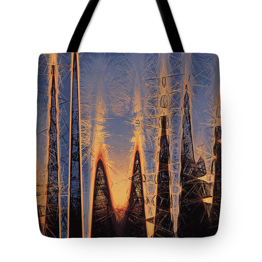 Abstract Tote Bag featuring the photograph Color Abstraction XL by David Gordon