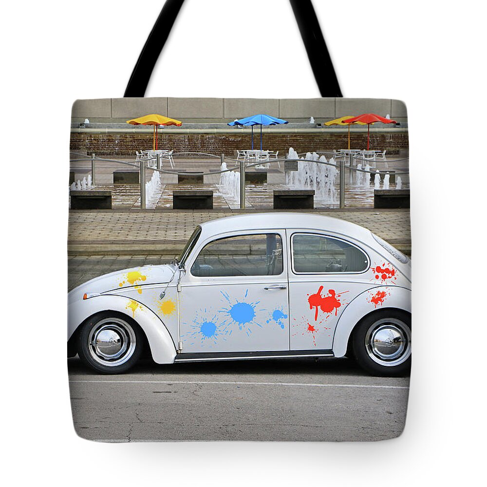 Vw Tote Bag featuring the photograph Color Bug by Christopher McKenzie