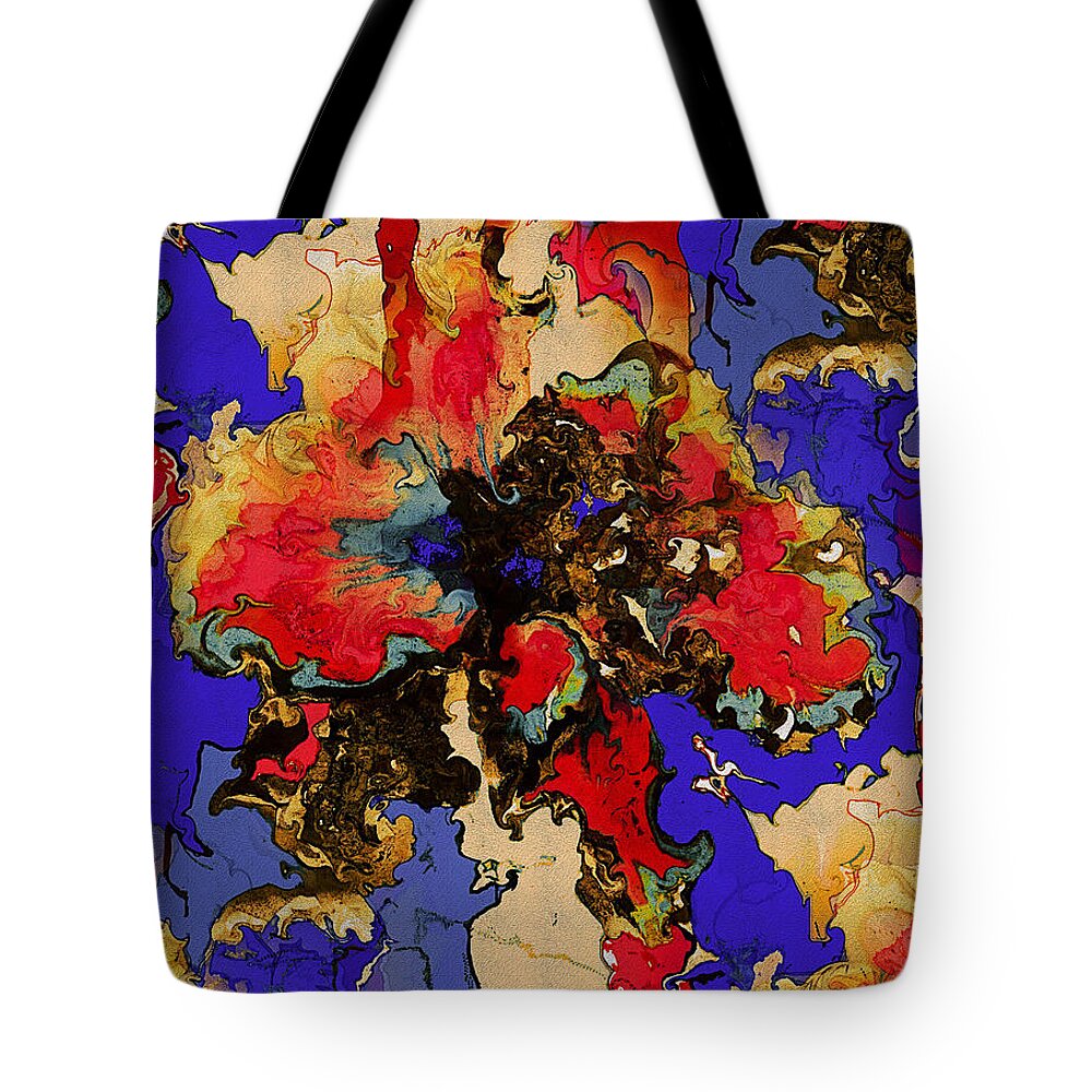 Natalie Holland Art Tote Bag featuring the painting Color Burst by Natalie Holland