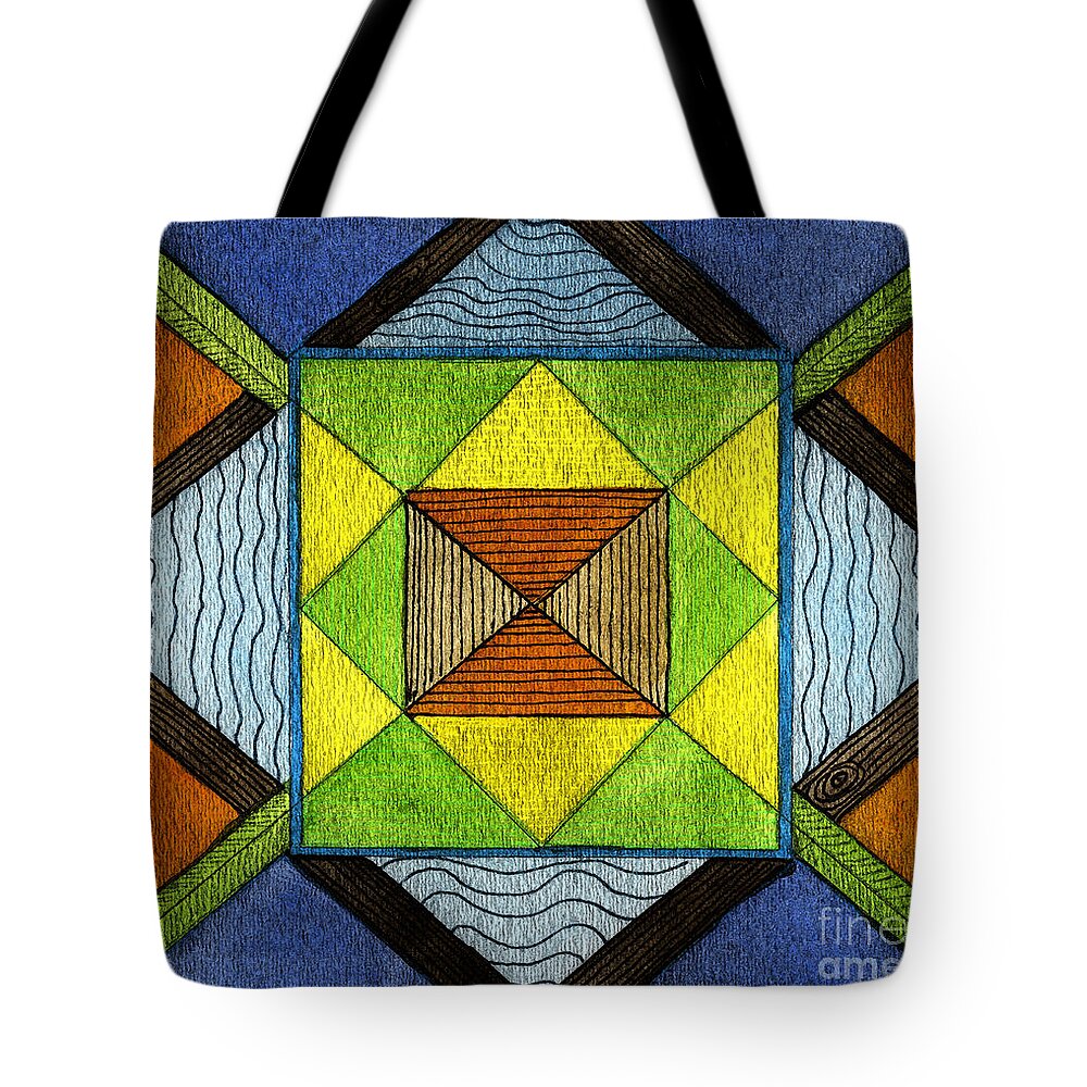 Canvas Prints Tote Bag featuring the digital art Color Fantasy by Norma Appleton