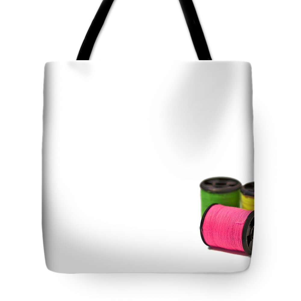Thread Tote Bag featuring the photograph Color Me Happy by Evelina Kremsdorf