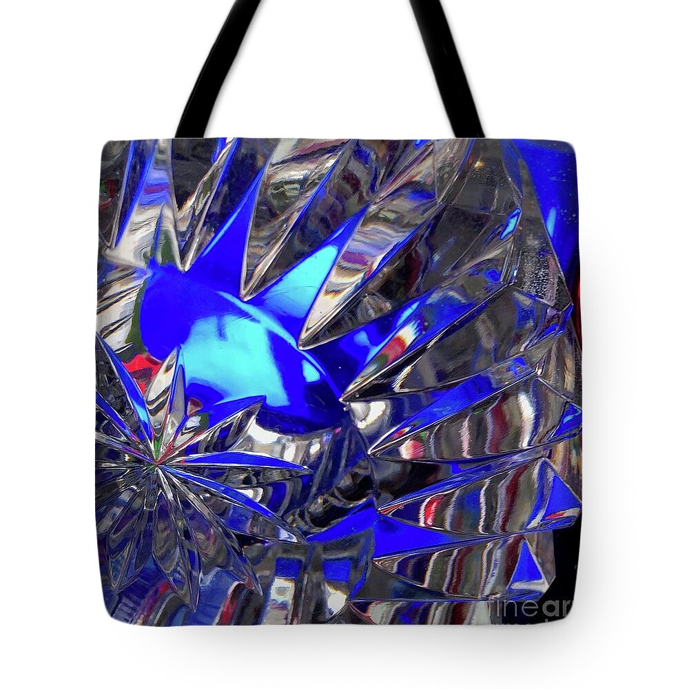 Crystal Light Color Pattern Energy Vibrant Tote Bag featuring the photograph Color Series1-5 by J Doyne Miller