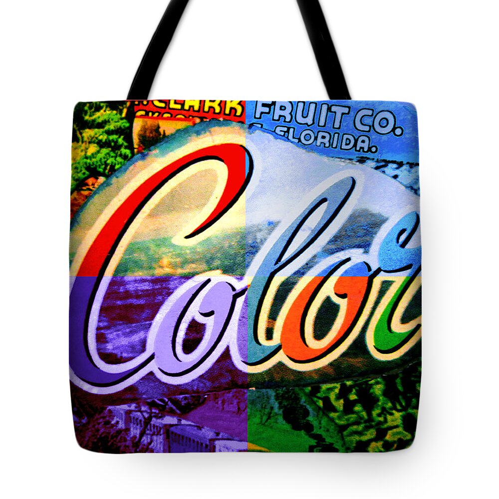  Tote Bag featuring the painting Color by Steve Fields