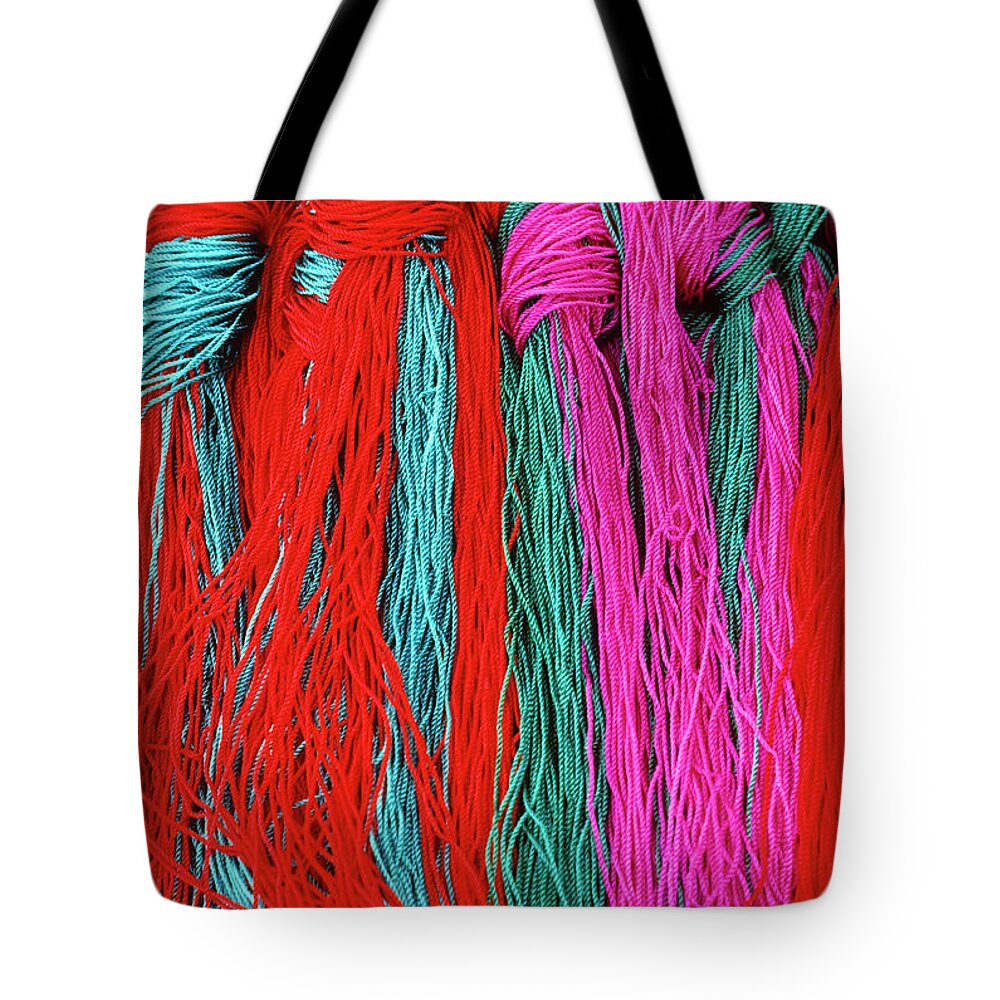 Tibet Tote Bag featuring the photograph Colors of Tibet by Michele Burgess