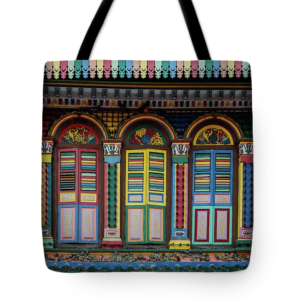 Little India Tote Bag featuring the photograph Colour crazy by Jocelyn Kahawai