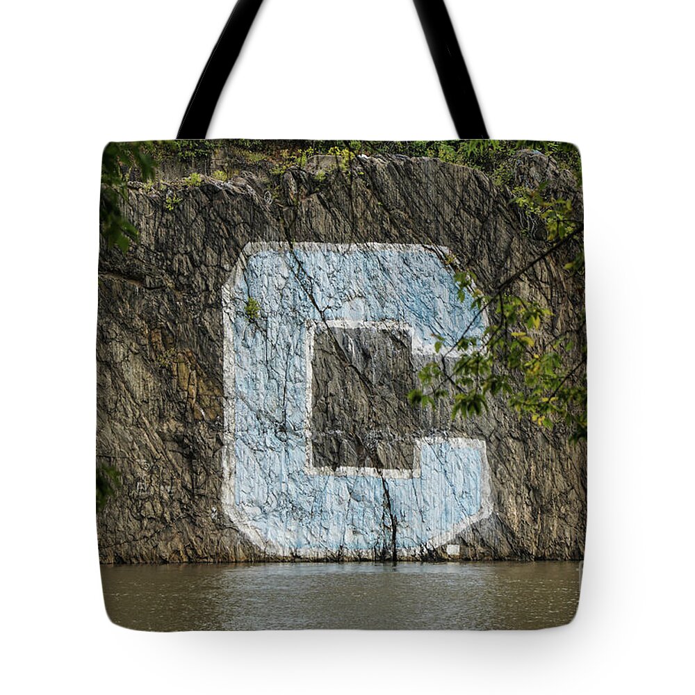 2015 Tote Bag featuring the photograph Columbia C Rock by Cole Thompson