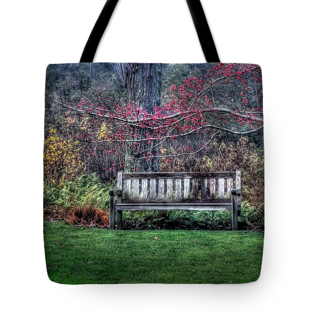 Landscape Tote Bag featuring the photograph Come Sit with Me by Jeff Cooper