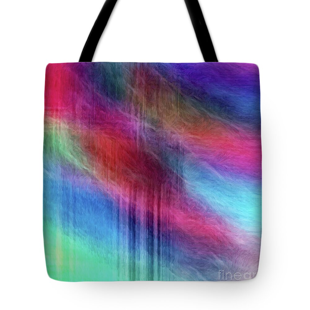 Art Tote Bag featuring the digital art Coming Together by DB Hayes