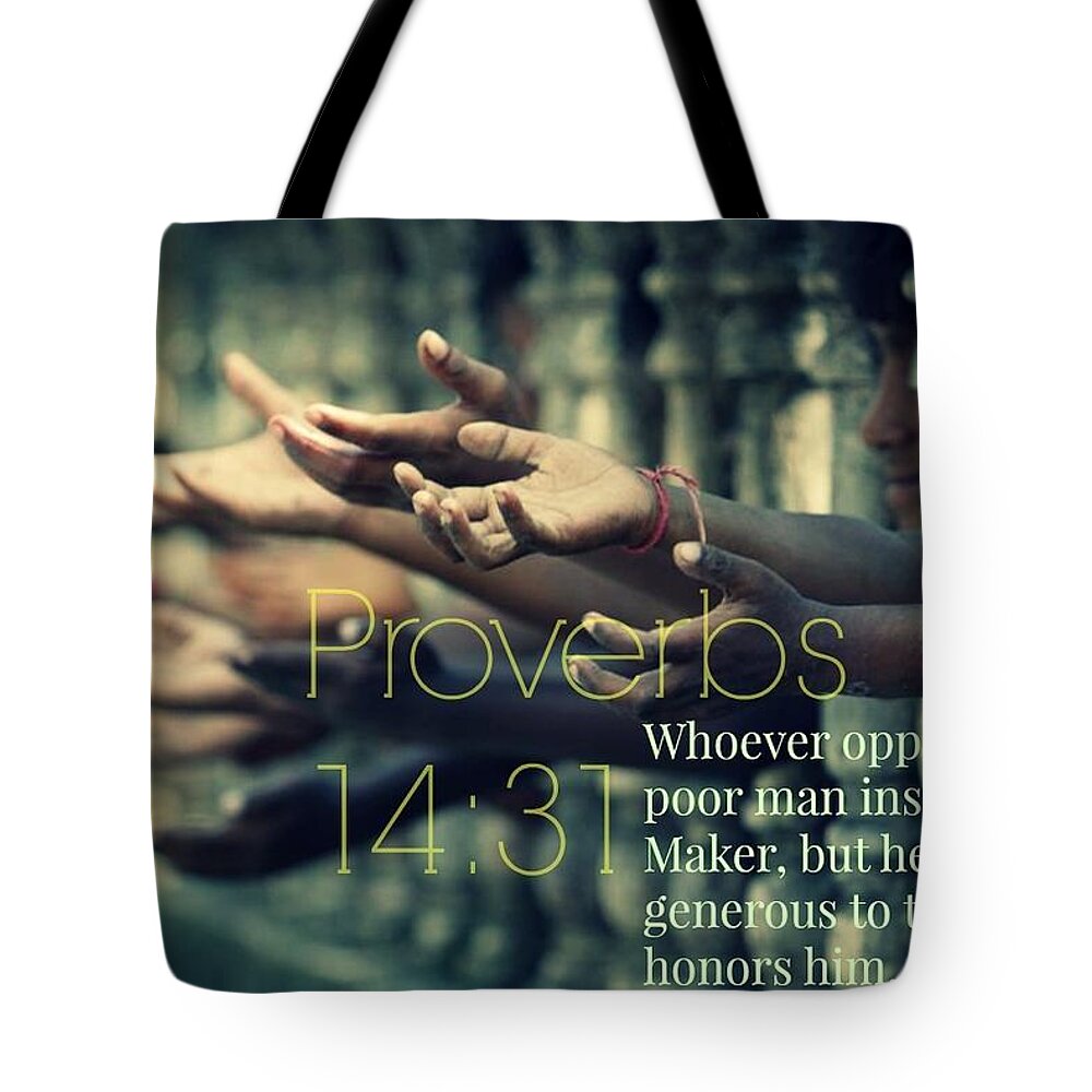  Tote Bag featuring the photograph Compassion10 by David Norman