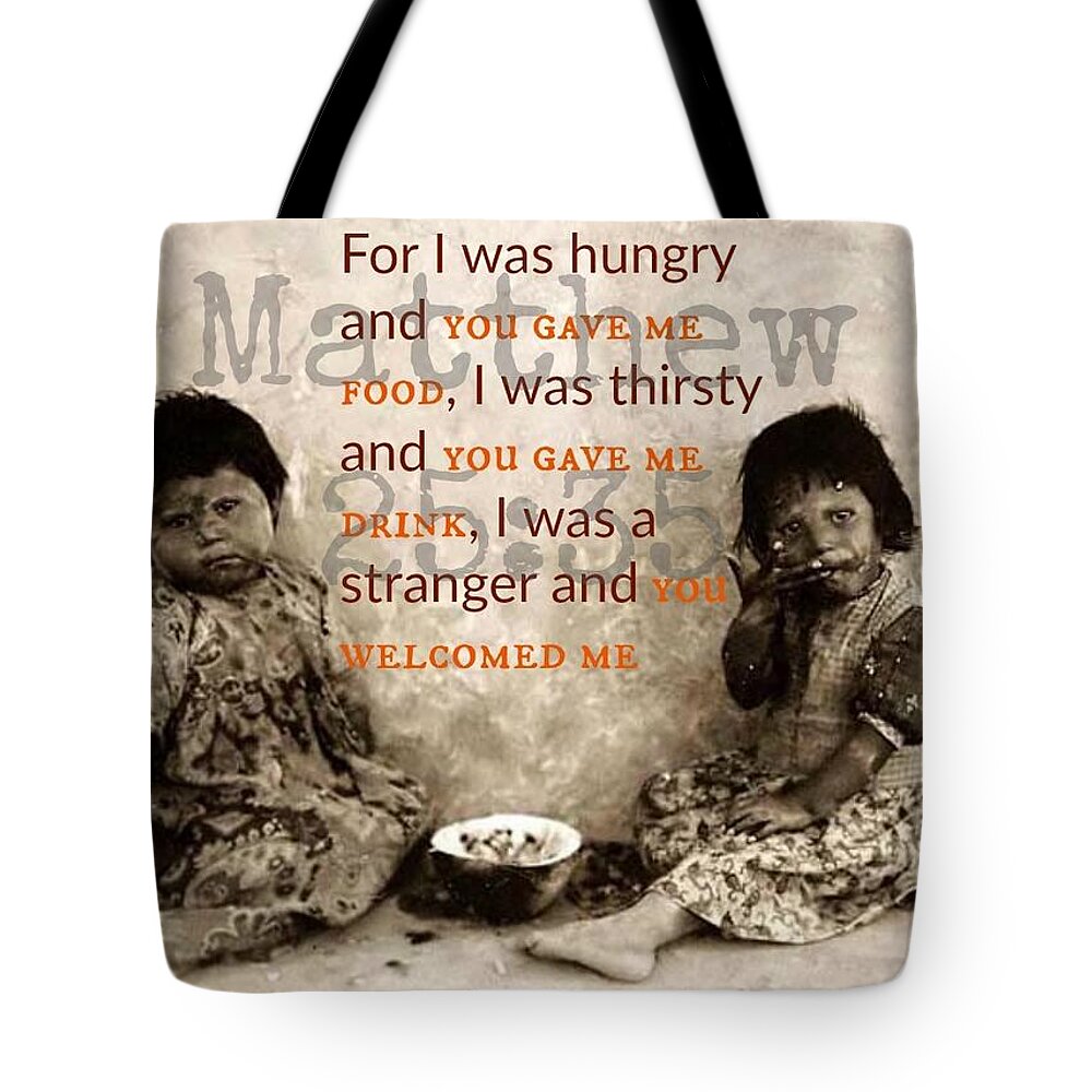  Tote Bag featuring the photograph Compassion17 by David Norman