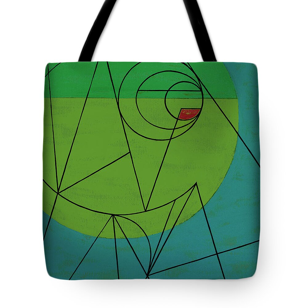 Compelling Tote Bag featuring the painting Compelling by Darin Jones