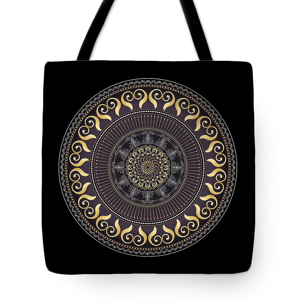 Mandala Tote Bag featuring the digital art Complexical No 2031 by Alan Bennington