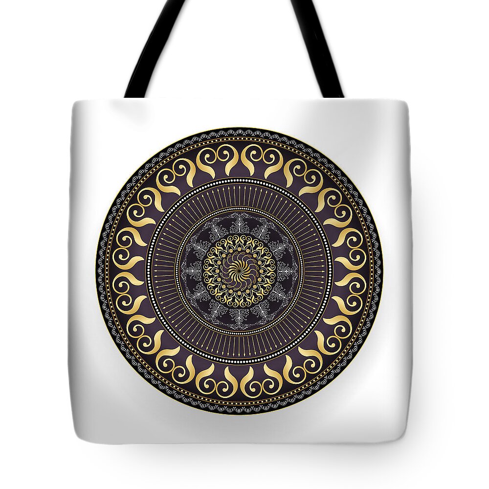 Mandala Tote Bag featuring the digital art Complexical No 2032 by Alan Bennington