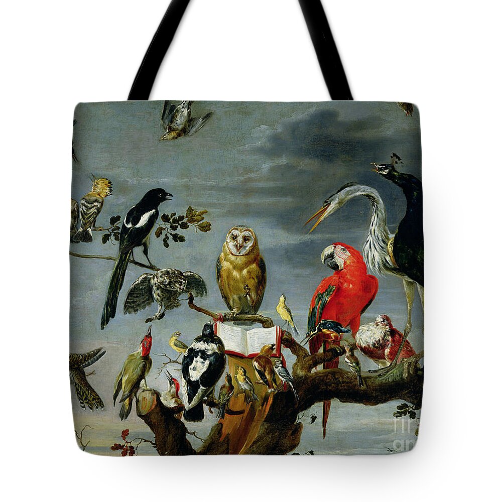 Wood Stork Tote Bags