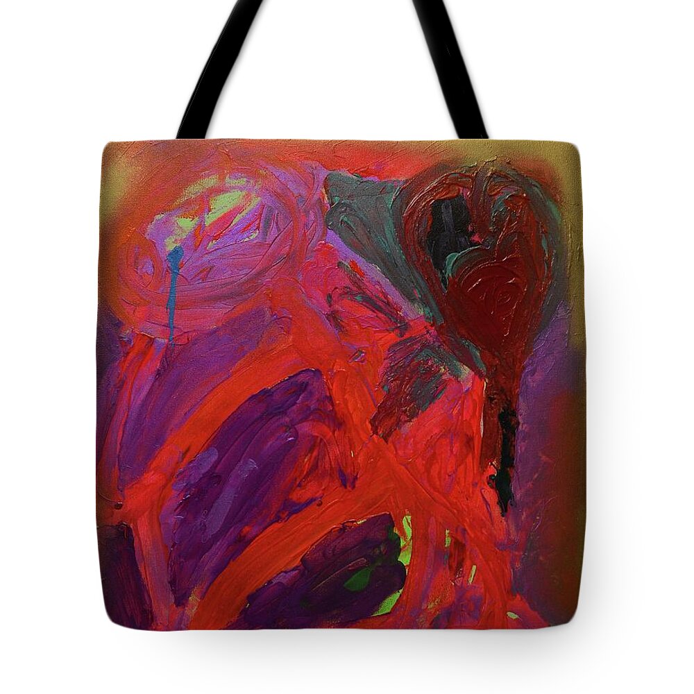 Hearts Tote Bag featuring the painting Concord hearts by Art by G-Sheff