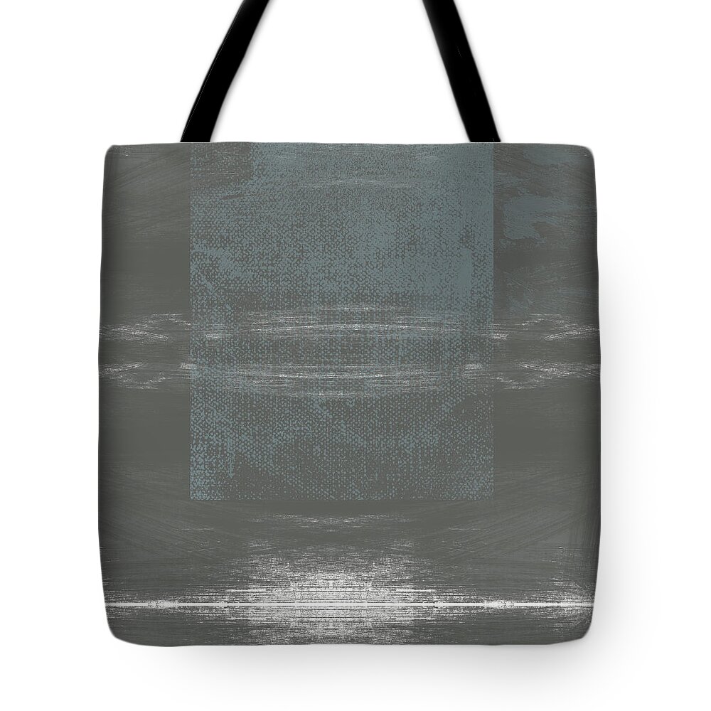 Concrete Tote Bag featuring the painting Concrete 2- Contemporary Abstract Art by Linda Woods by Linda Woods