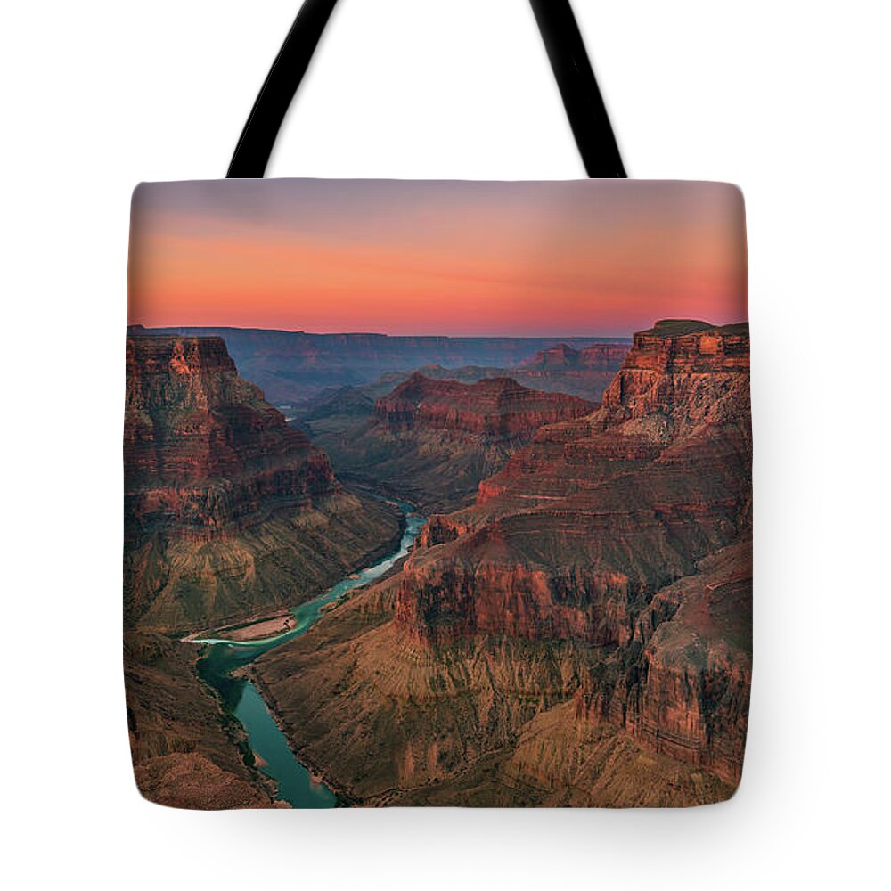 American Tote Bag featuring the photograph Confluence Point, Grand Canyon N.P, Arizona by Henk Meijer Photography