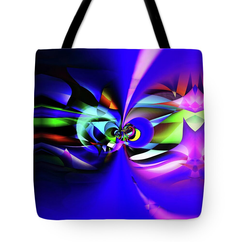 Abastract Tote Bag featuring the photograph Connection 2 by Elaine Hunter
