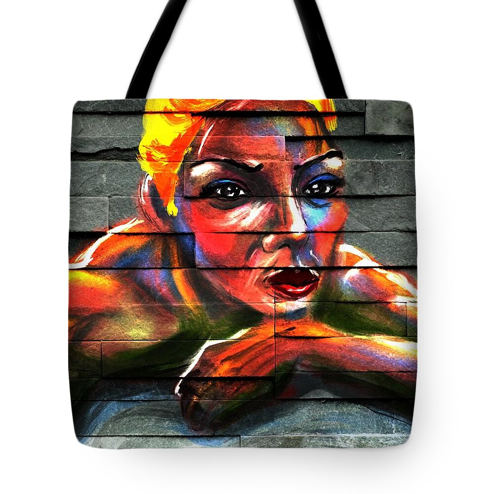 Portrait Tote Bag featuring the digital art Consider This by Michael Kallstrom