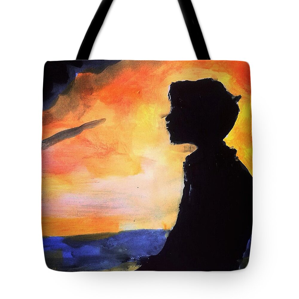 Love Tote Bag featuring the painting Contemplating on your Love by Love Art Wonders By God