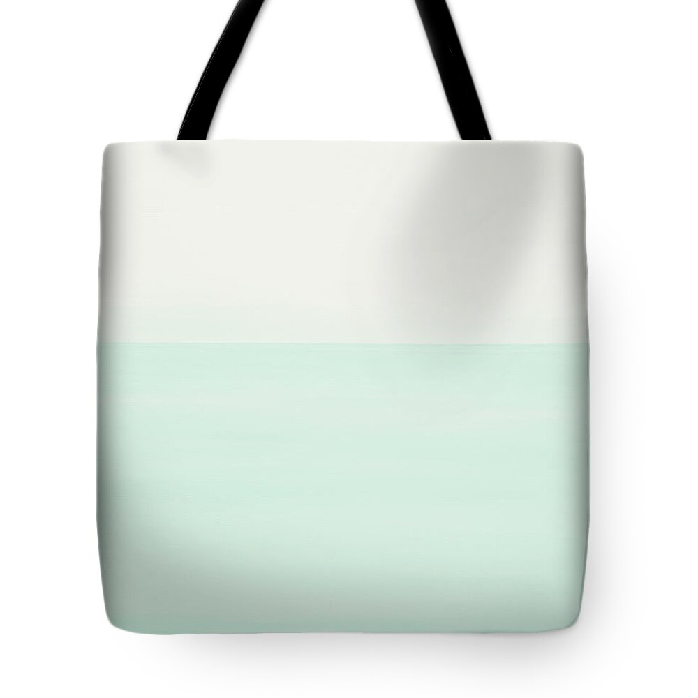 Cloudscape Tote Bag featuring the painting Cool and Constant by Linda Bailey