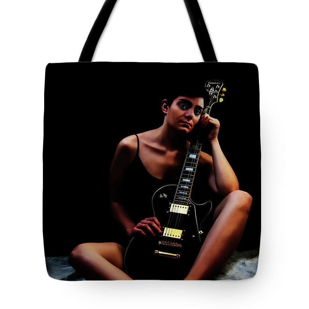 Music Tote Bag featuring the photograph Cool Unleashed by Renee Anderson