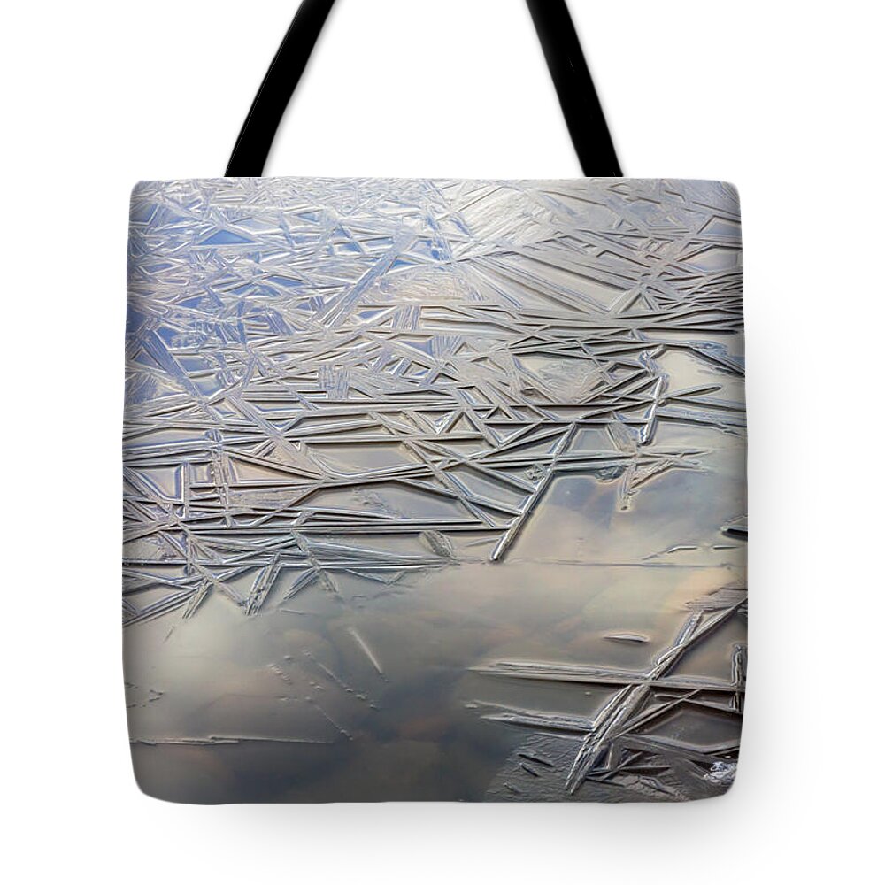Ice Tote Bag featuring the photograph Coolness by Mary Amerman