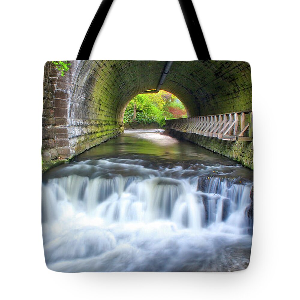 Art Prints Tote Bag featuring the photograph Corbett's Glen Tunnel by Nunweiler Photography