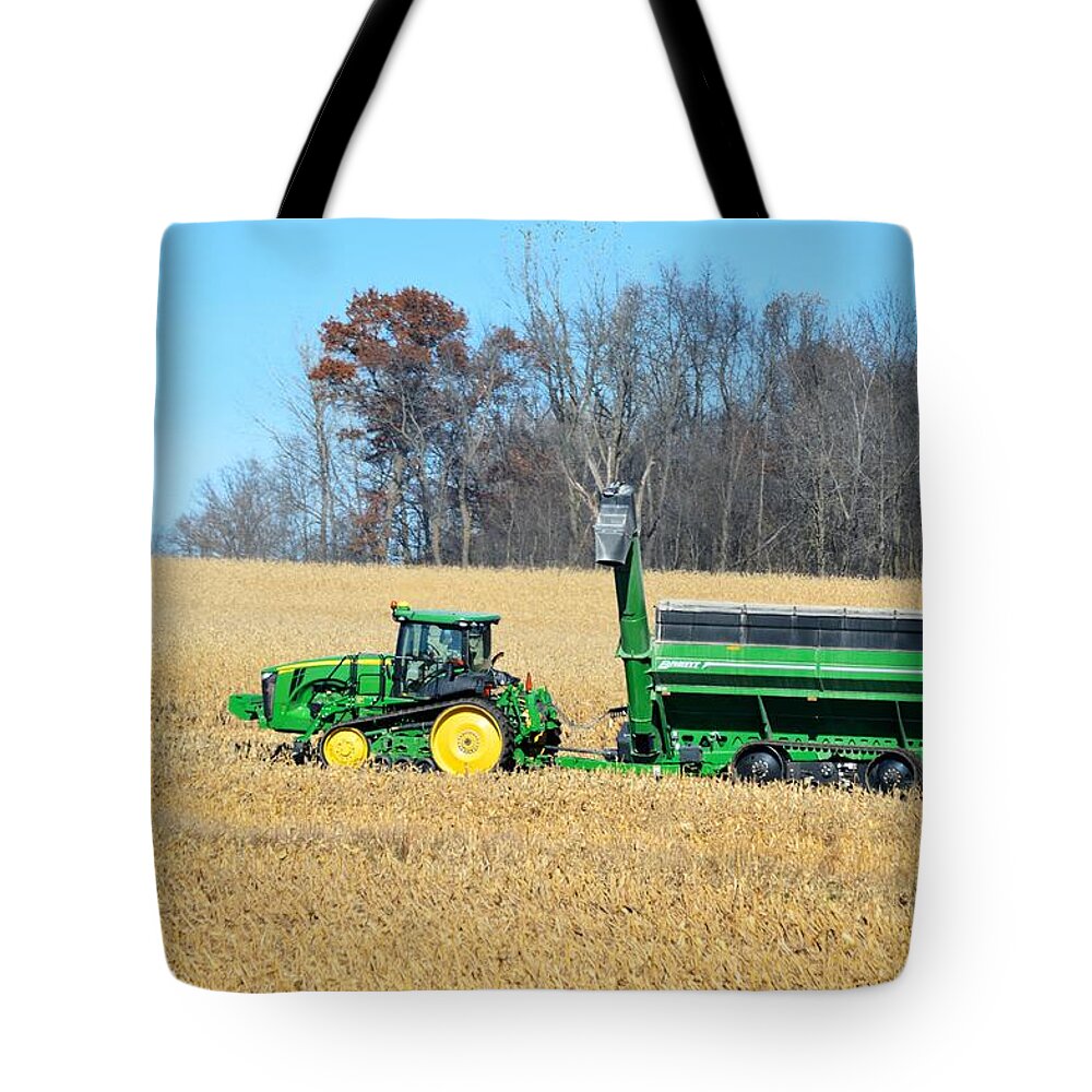 Harvest Tote Bag featuring the photograph Corn Harvest by Bonfire Photography