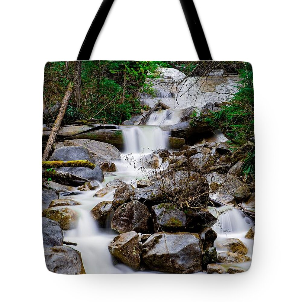Water Tote Bag featuring the digital art Cotton Water by Birdly Canada