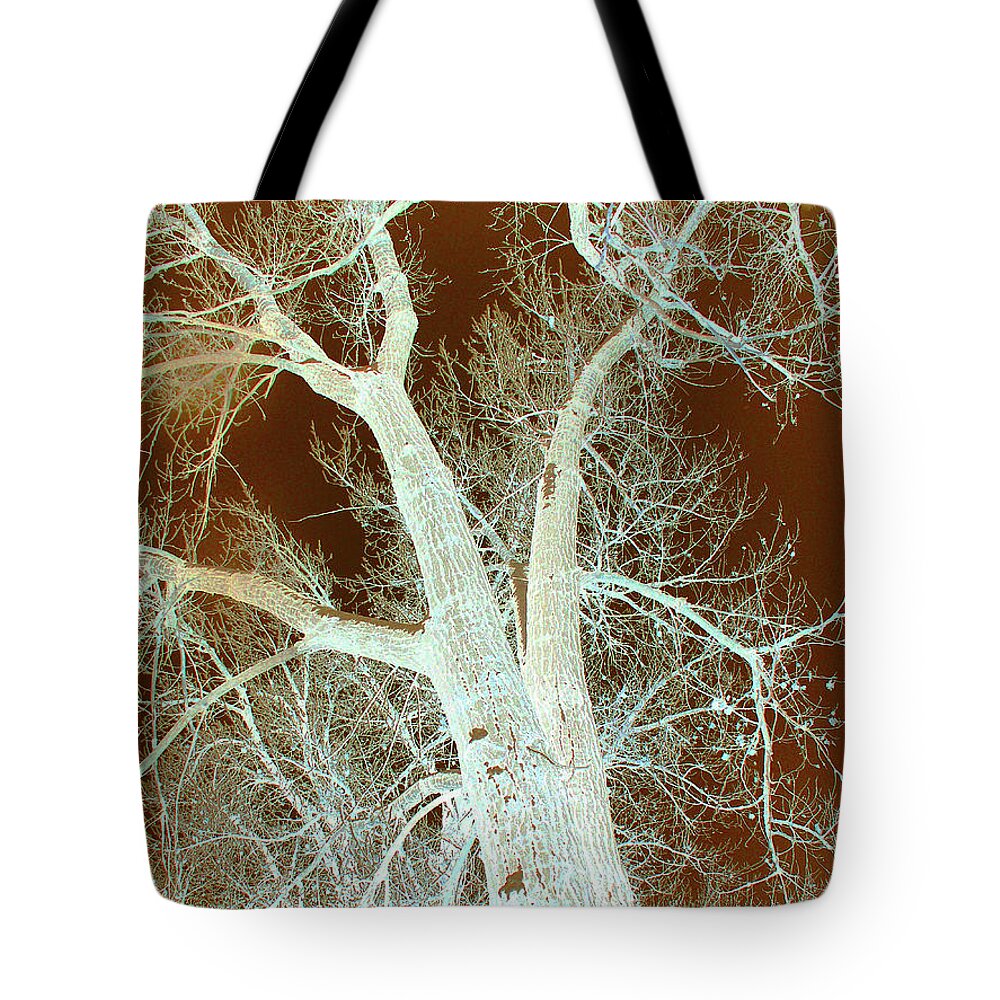 Cottonwoods Tote Bag featuring the photograph Cottonwood Towers by Cris Fulton
