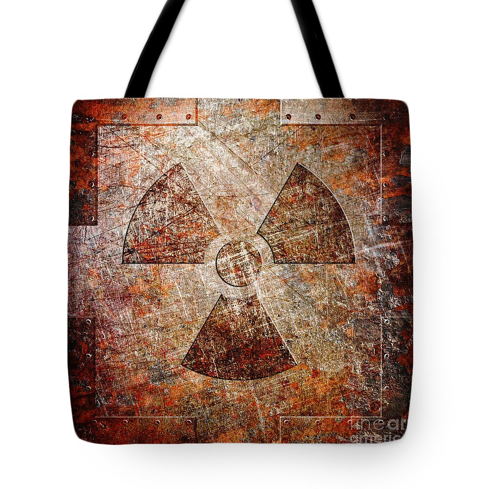 Radiation Tote Bag featuring the digital art Count Down to Extinction by Fred Ber