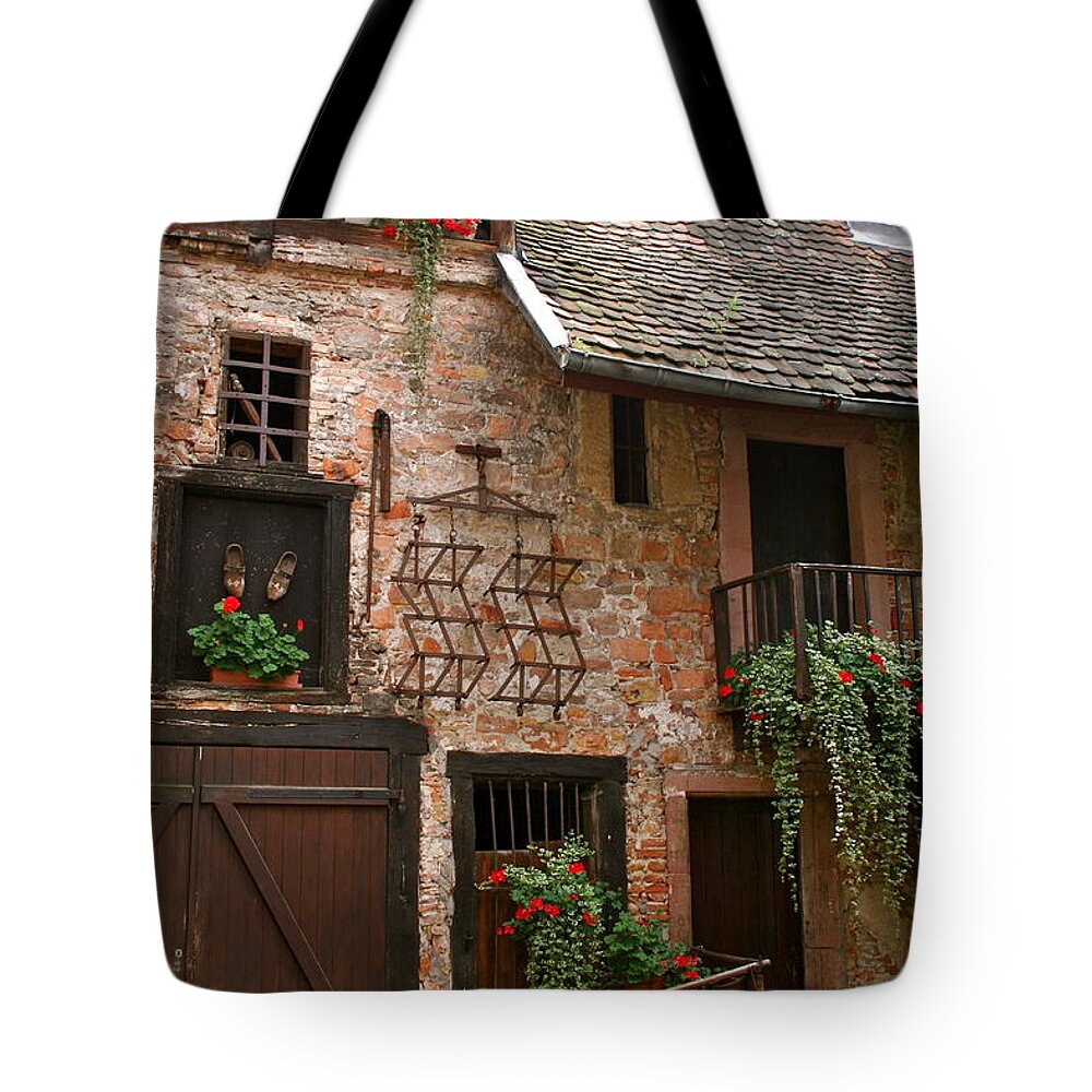 Colmar Tote Bag featuring the photograph Country Charm by Amy Sorvillo